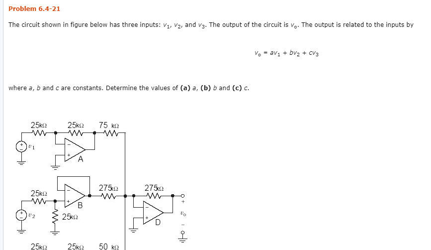 Solved Problem 6.4-21 The Circuit Shown In Figure Below Has | Chegg.com