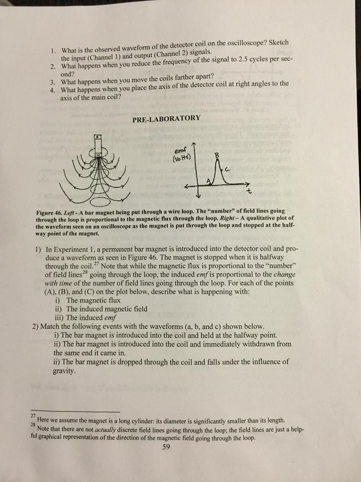 Solved 1. 2. 3. What happens when you move the coils farther
