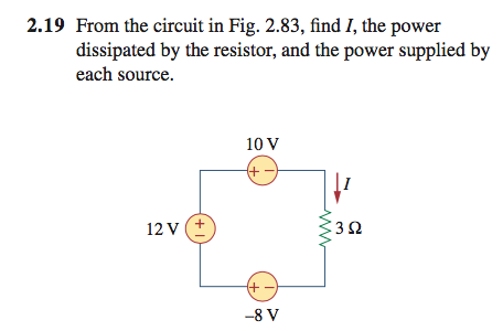 The Power Dissipated By The Resistor / Question Video Finding The ...