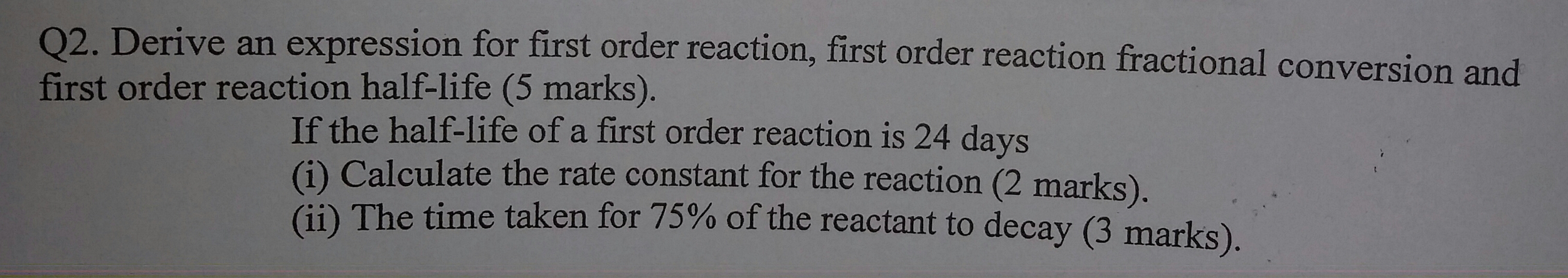 solved-derive-an-expression-for-first-order-reaction-first-chegg