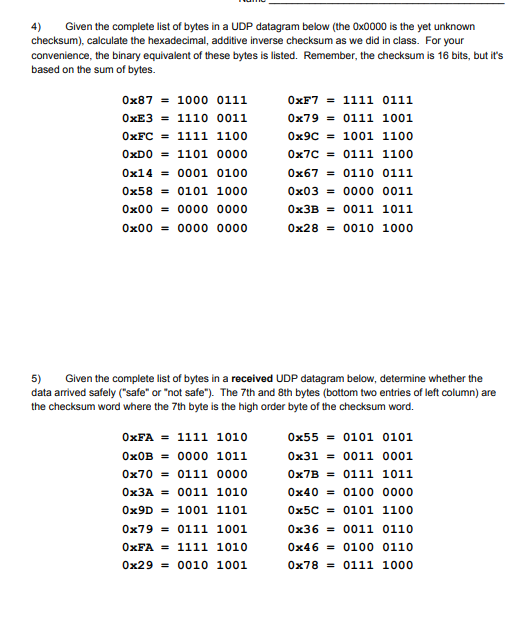 16 bit hexadecimal checksum calculator online