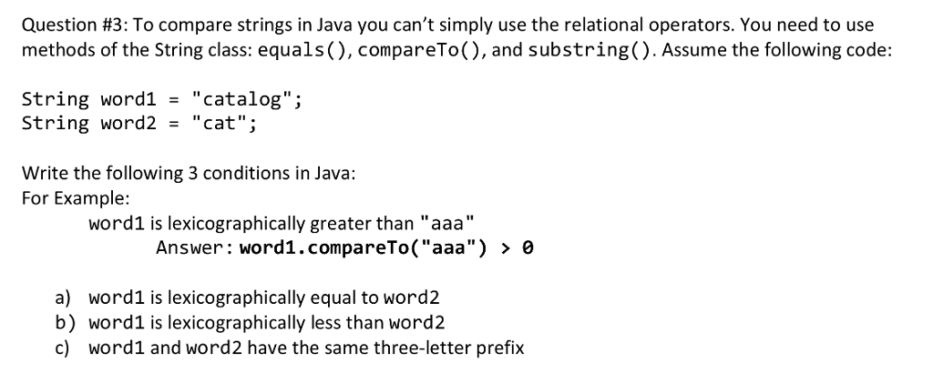 solved-question-3-to-compare-strings-in-java-you-can-t-chegg