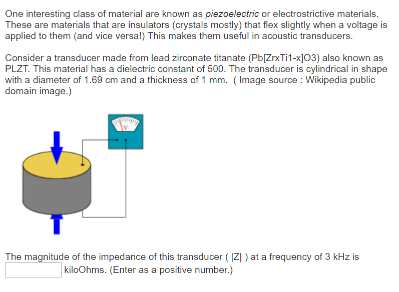 Solved One interesting class of material are known as