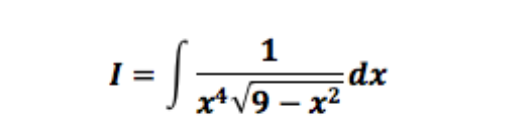 solved-i-integrate-1-x-4-square-root-9-x-2-dx-chegg