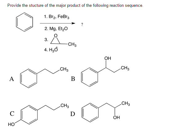 Solved Give the product(s) for each step of the following | Chegg.com