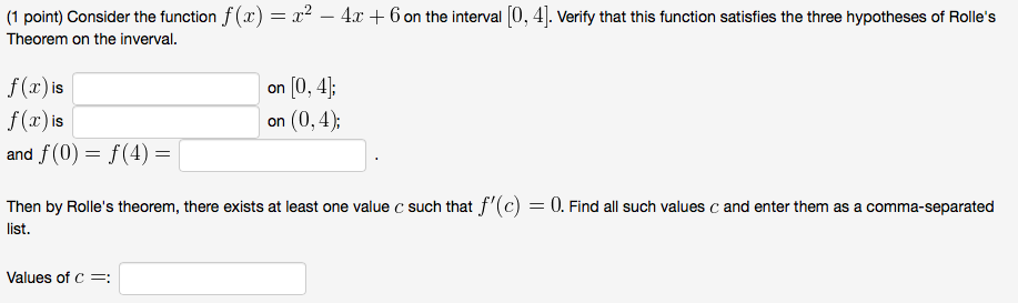 Solved Consider the function f(x) = x^2 - 4x + 6 on the | Chegg.com