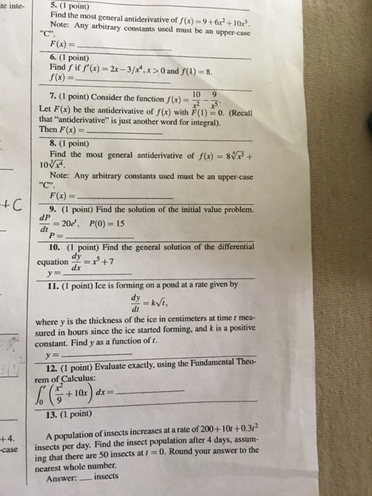 solved-find-the-most-general-antiderivative-of-f-x-9-chegg