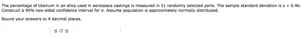The Percentage Of Titanium In An Alloy Used In Aerospace www.chegg.com