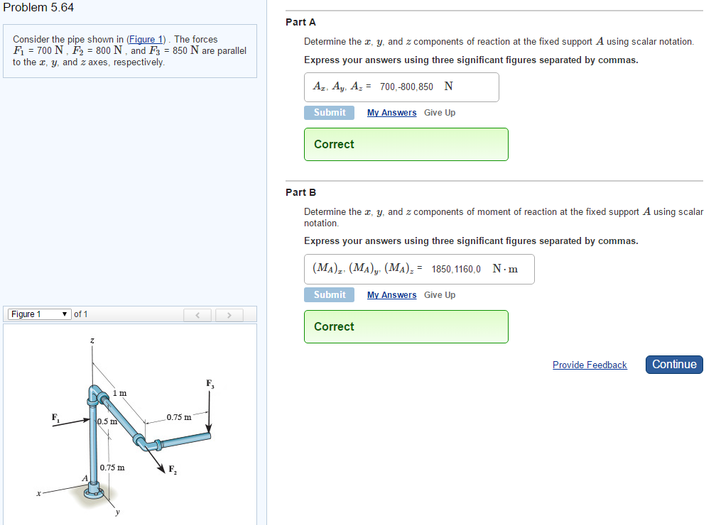 Solved Consider the pipe shown in. The forces F_1 = 700 N, | Chegg.com