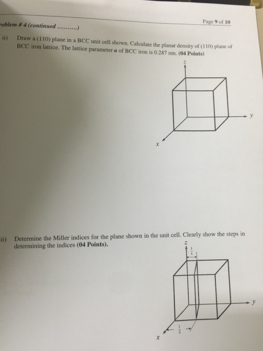 Solved Page 8 of 10 Problem 4 (12 Points) a In the cubic | Chegg.com