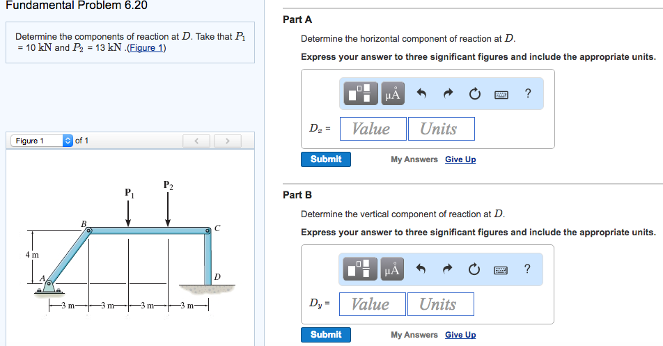 Solved Fundamental Problem 6.20 Part A Determine the | Chegg.com