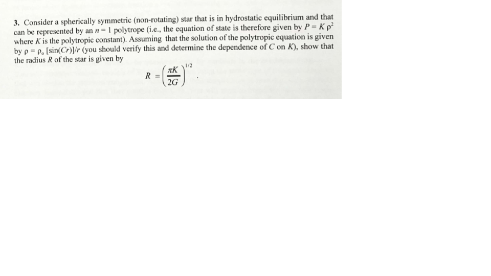 Solved 3. Consider a spherically symmetric (non-rotating) | Chegg.com
