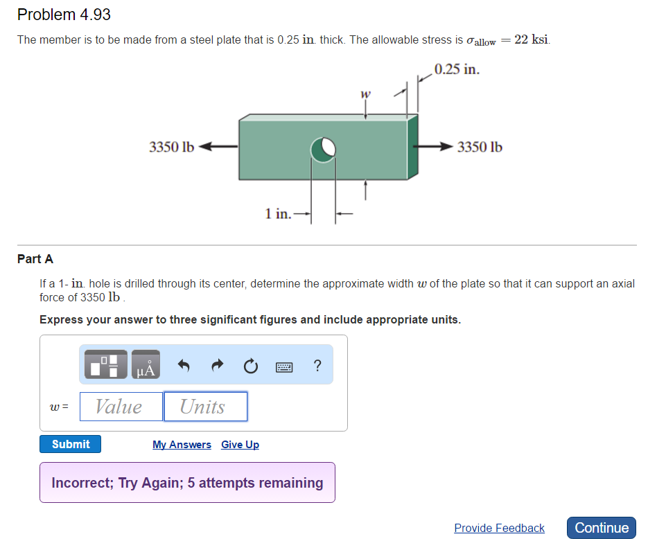 Solved The member is to be made from a steel plate that is