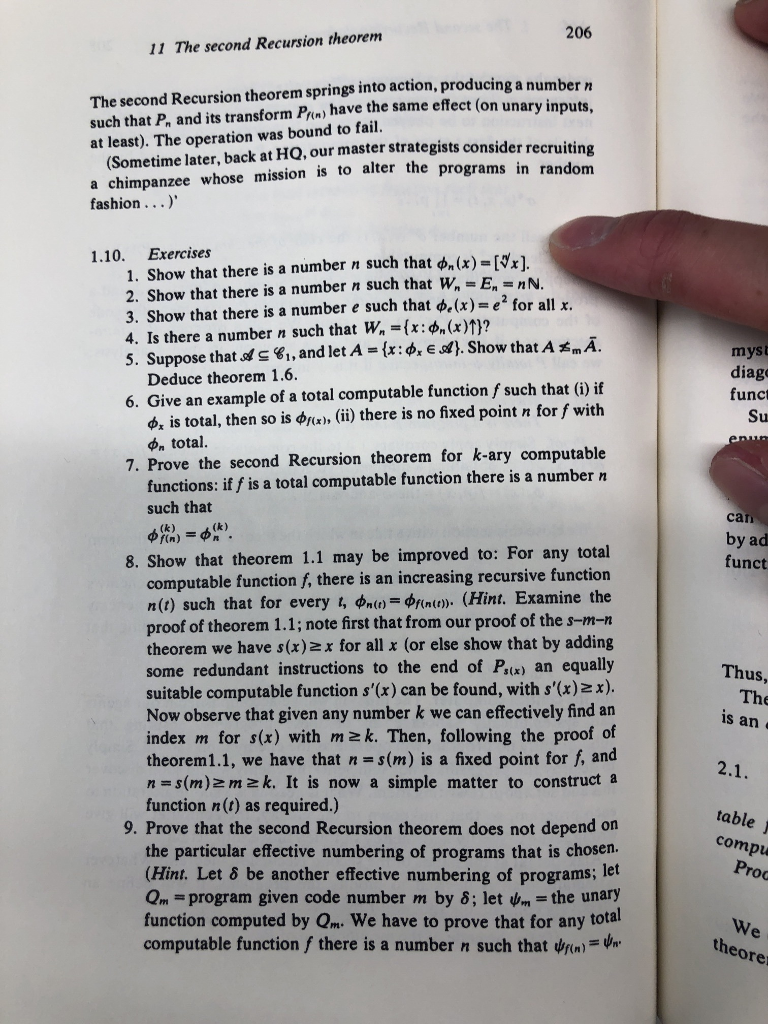 Solved Please do the exercise 3 on page 206, the other | Chegg.com