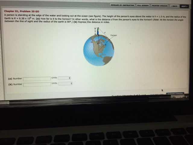 Solved A person is standing at the edge of the water and Chegg com Solved A person is standing at the edge of the water and Chegg com