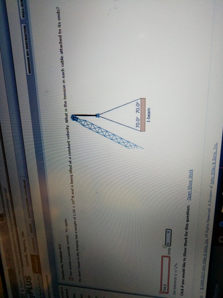 Solved 100 The Stee Boam In The Drawing Has A Weight Of 1 50 Chegg