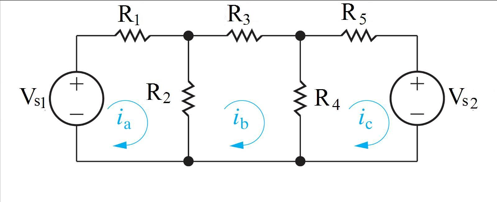 Solved In the circuit, Vs1 = 32 V, Vs2 = 21 V, R1 = 4 Ohm, | Chegg.com