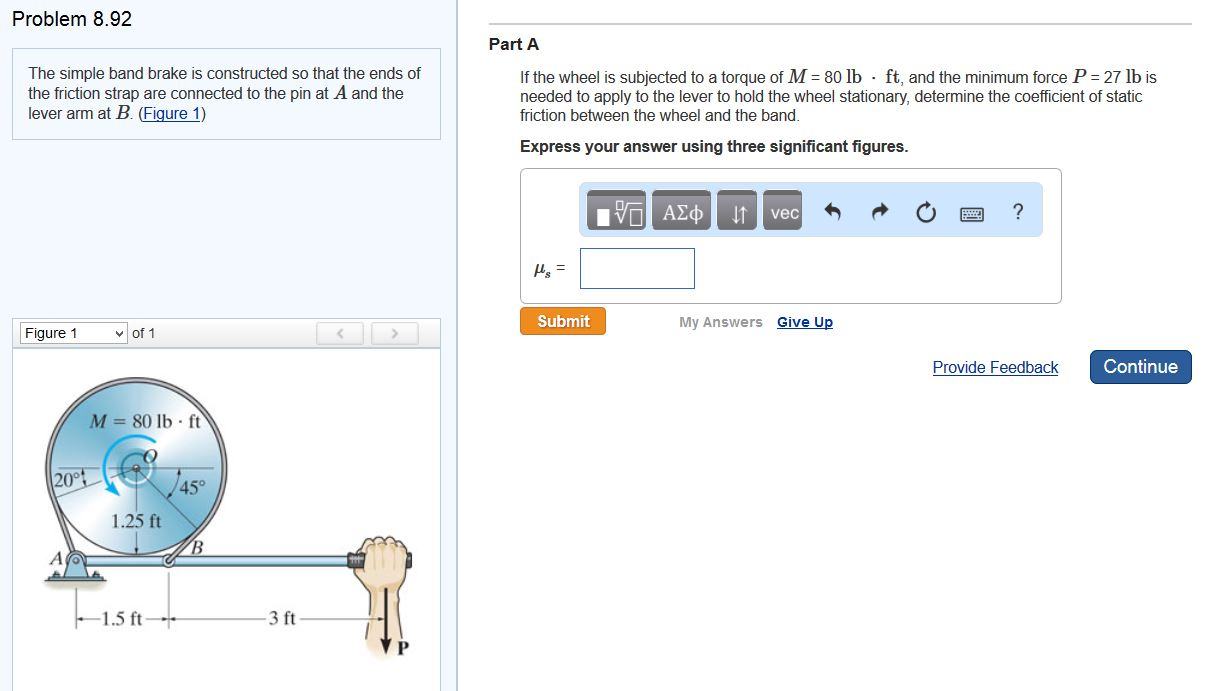 Solved I'm not really sure why, but problem 8.92 is not | Chegg.com