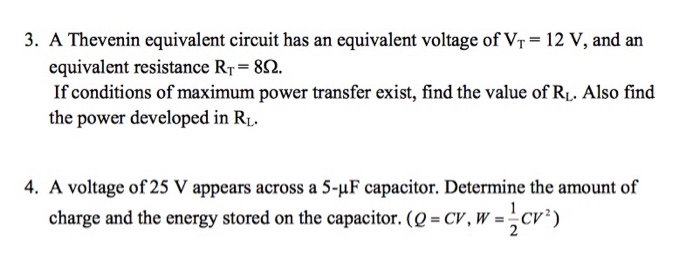 1. Determine the Thevenin equivalent circuit seen by | Chegg.com