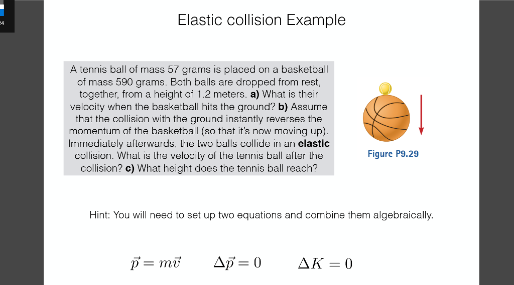 Solved A tennis ball of mass 57 grams is placed on a