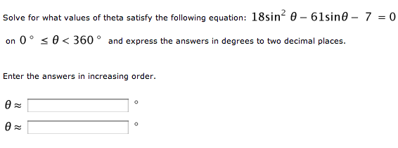 Solved Solve for what values of theta satisfy the following | Chegg.com