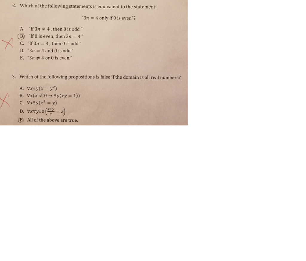 Solved Which of the following statements is equivalent to | Chegg.com
