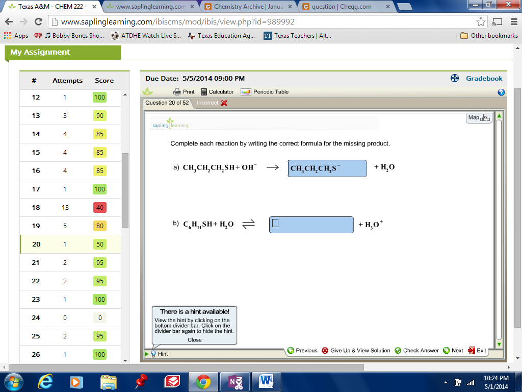 Solved: Complete Each Reaction By Writing The Correct Form… | Chegg.com