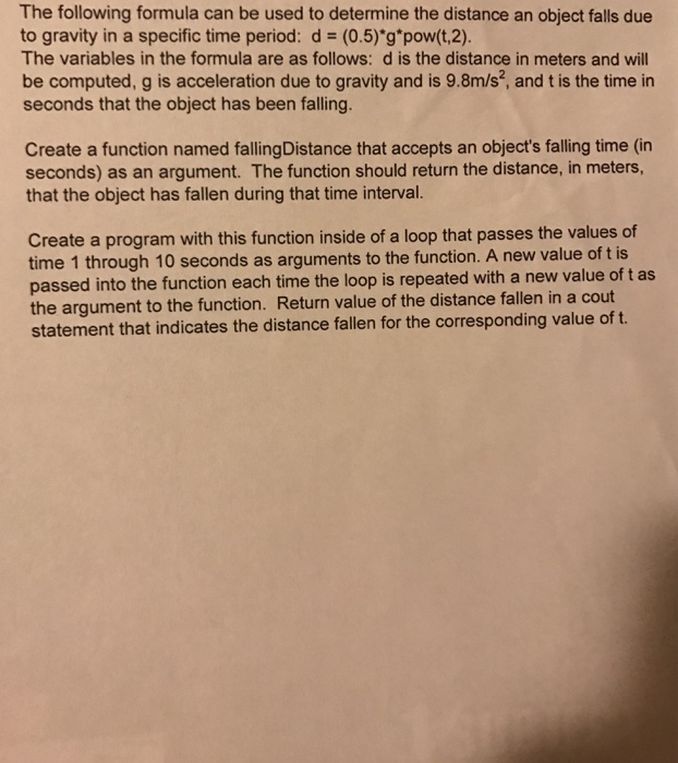 Solved The following formula can be used to determine the | Chegg.com