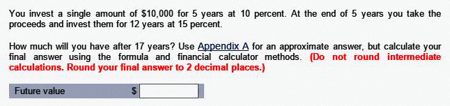 70000 at 5 percent for 10 years