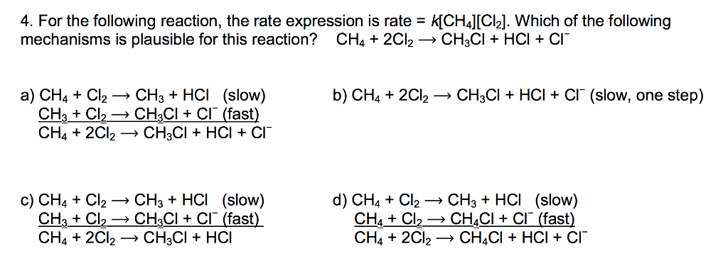 Ch3cl hcl реакция