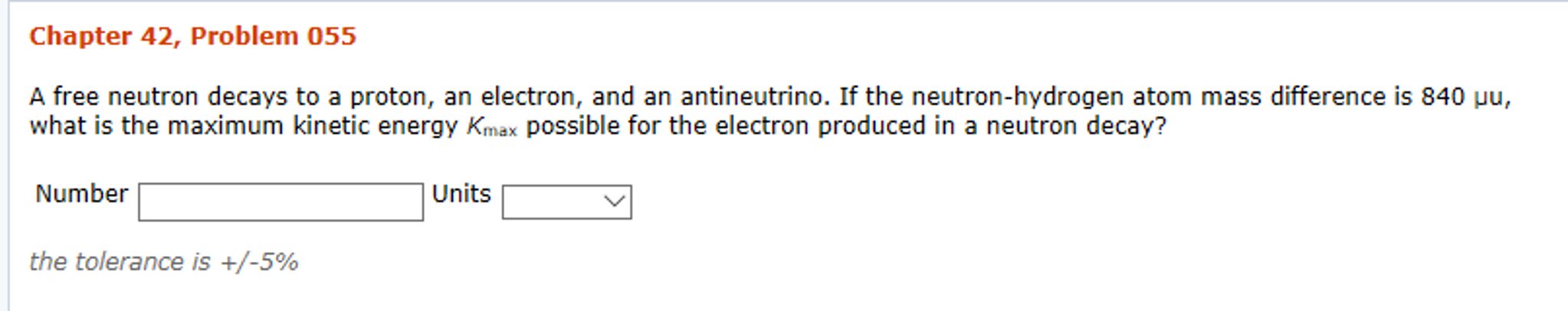 Solved A free neutron decays to a proton an electron and Chegg com Solved A free neutron decays to a proton an electron and Chegg com