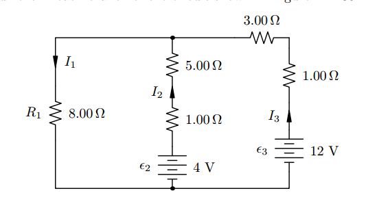 Solved Determine The Current In Each Of The Three Branches 