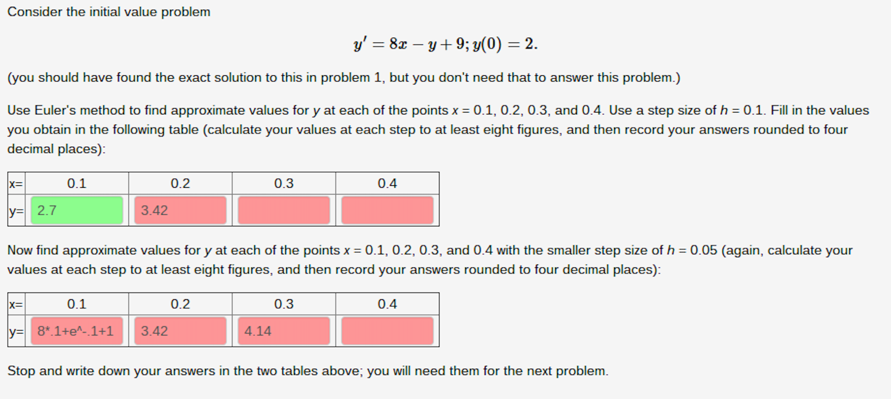 Solved Consider The Initial Value Problem Y 8x y 9 y 0 Chegg