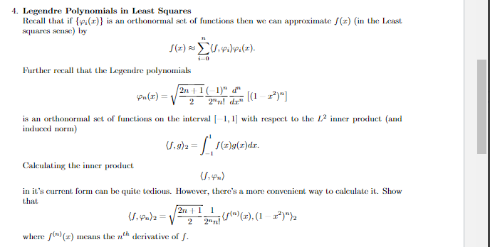 Solved Recall that if {phi_i(x)} is an orthonormal set of | Chegg.com