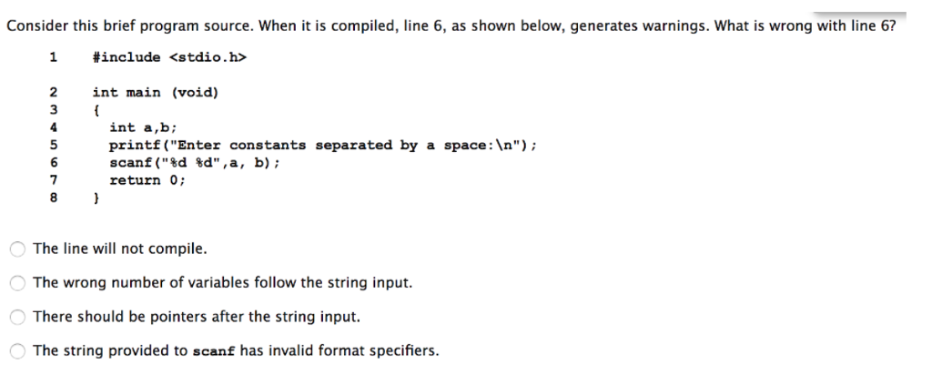 Solved Consider this brief program source. When it is | Chegg.com