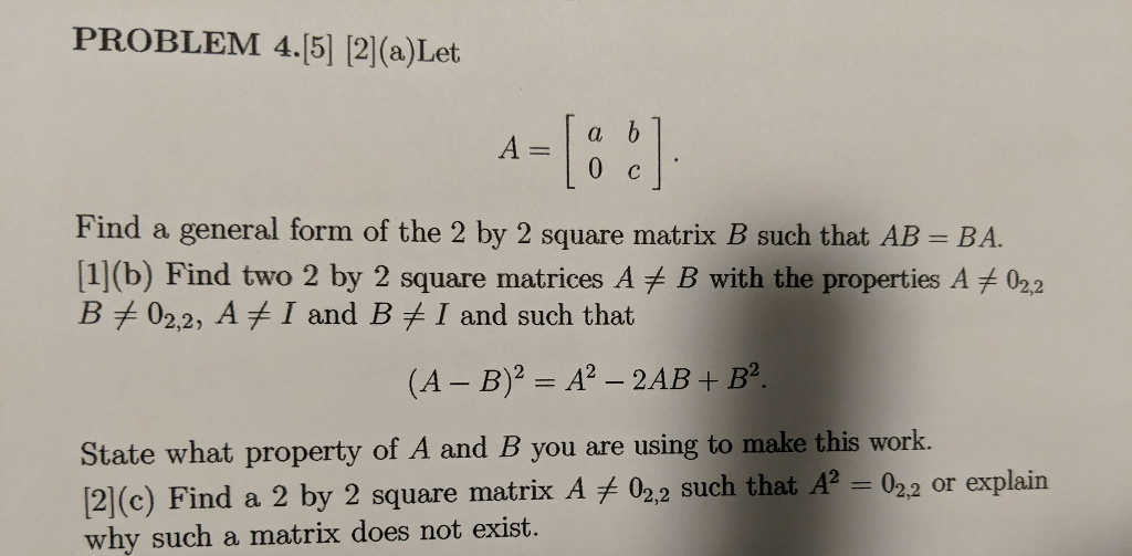 Solved PROBLEM 4.[5] [2 (a)Let Find a general form of the 2 | Chegg.com