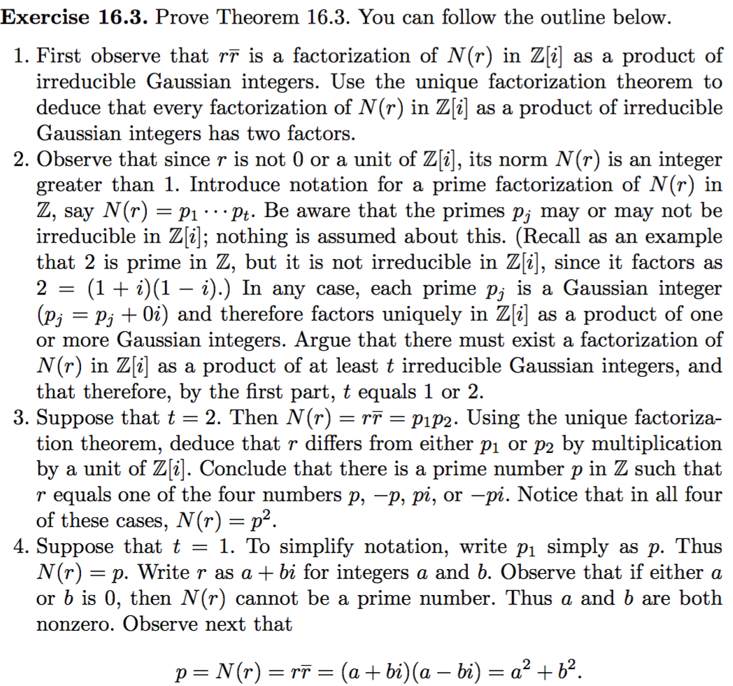 Solved Prove The Following Theorem | Chegg.com