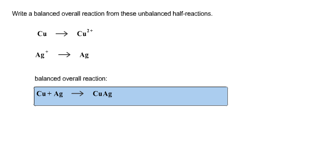 Solved Write a balanced overall reaction from these | Chegg.com