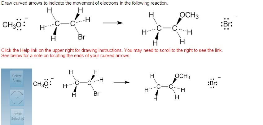 Solved Draw curved arrows to indicate the movement of | Chegg.com