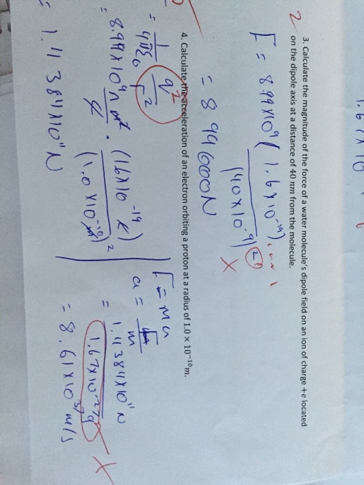 Solved Calculate the magnitude of the force of a water | Chegg.com