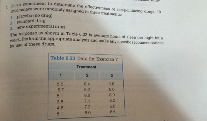 Solved In an experiment to determine the effectiveness of | Chegg.com