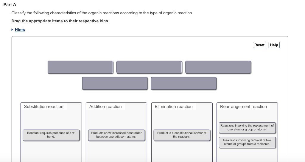 Solved Part A Classify the following characteristics of the | Chegg.com