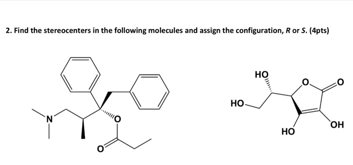 Solved Find the stereocenters in the following molecules and | Chegg.com 