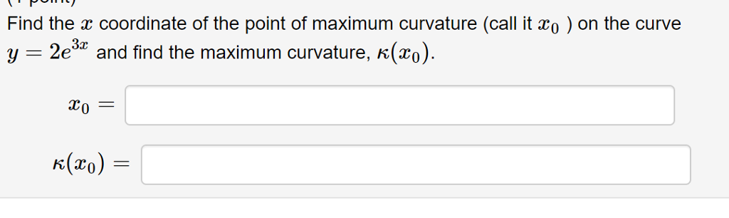 Solved Find the x coordinate of the point of maximum | Chegg.com