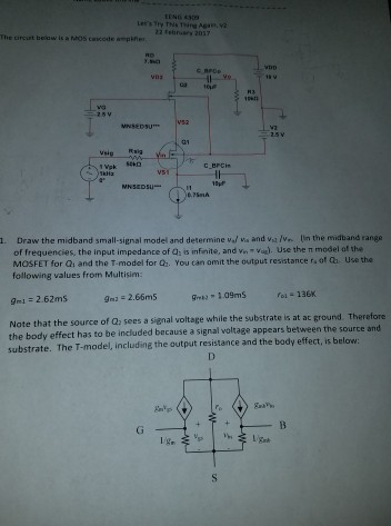 22 20 a Mos cavcode ampuner, and vilvn lin the | Chegg.com