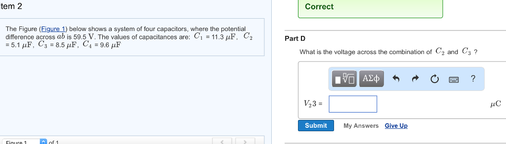 Solved tem 2 Correct The Figure (Figure 1) below shows a | Chegg.com