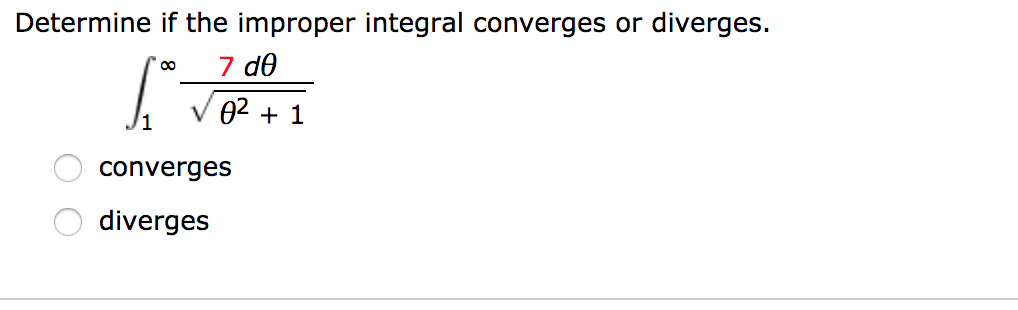 converges diverges calculator