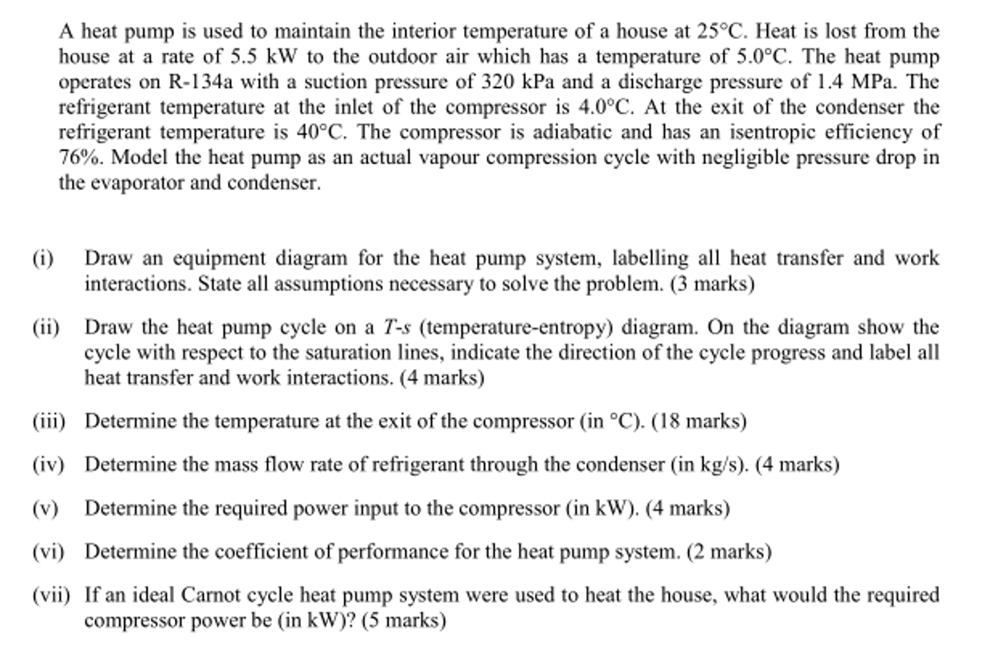 solved-a-heat-pump-is-used-to-maintain-the-interior-chegg