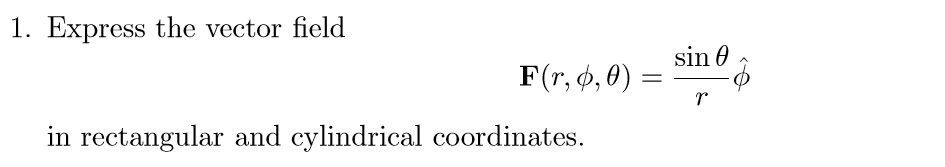 Solved Note: Electromagnetism, Review of coordinate system. | Chegg.com