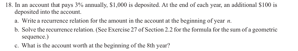 Solved In an account that pays 3% annually, $1,000 is | Chegg.com